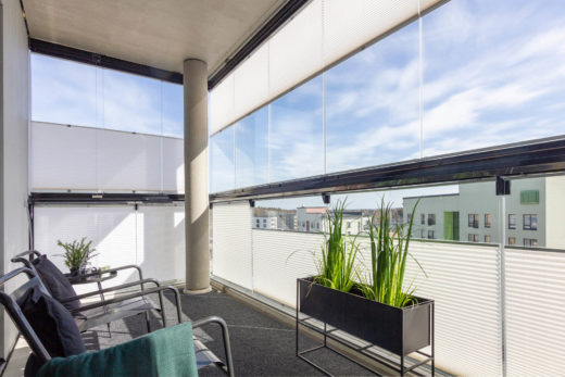 Lumon balkon met zonwering